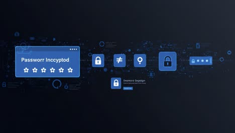exploring the digital landscape of secure password management with innovative encryption techniques and blockchain technology visualized in stunning graphics