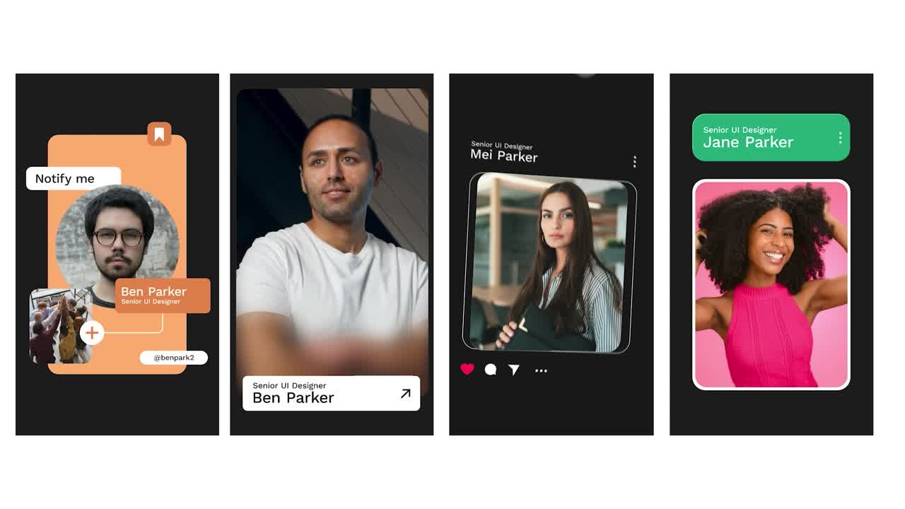 Social media profile examples