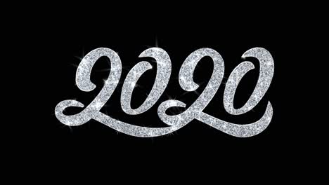 2020 sparkling new year's design