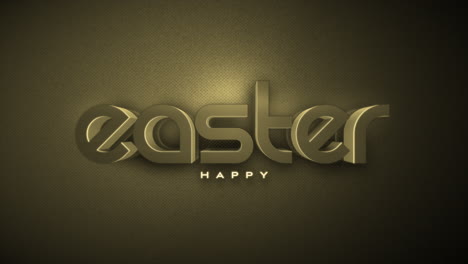 celebrate easter with a stylish, shiny happy easter design