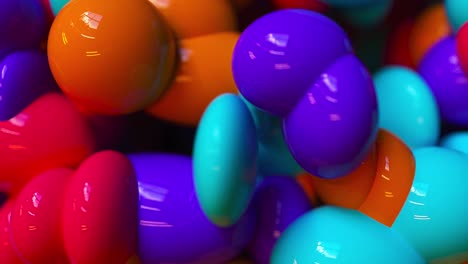 bolas brillantes de colores