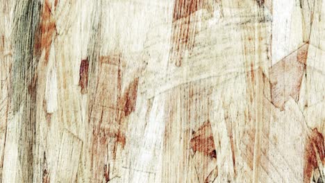 top view distressed grunge wood texture background animated  moving loop motion. 4k grungy osb oriented strand board made of brown wood chips sanded. industrial wooden material abstract backdrop.