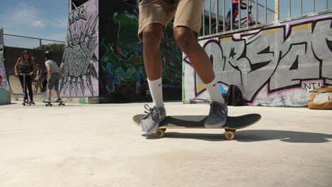 kick flip slow motion young skateboarder france