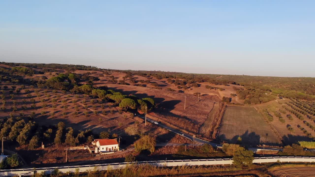 tomada de drones de algunos campos en alentejo