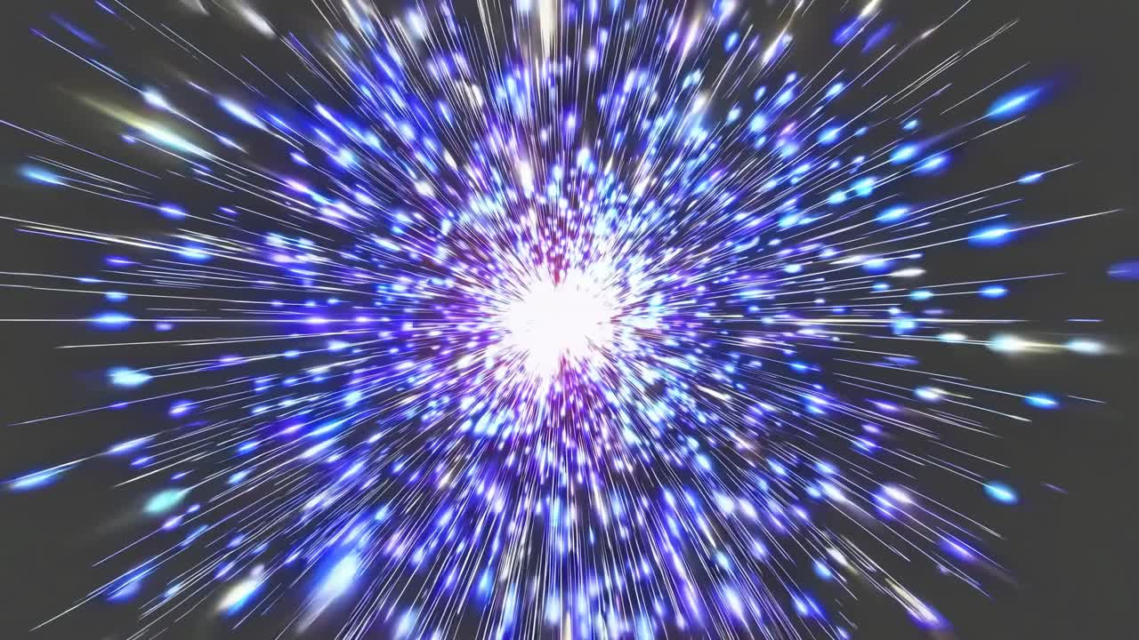 추상적인 다채로운 폭발