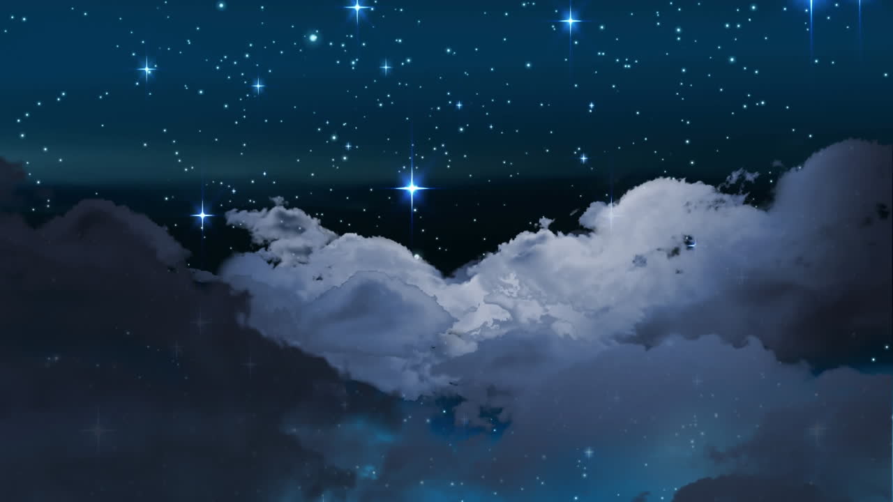 푸른 하늘에 구름