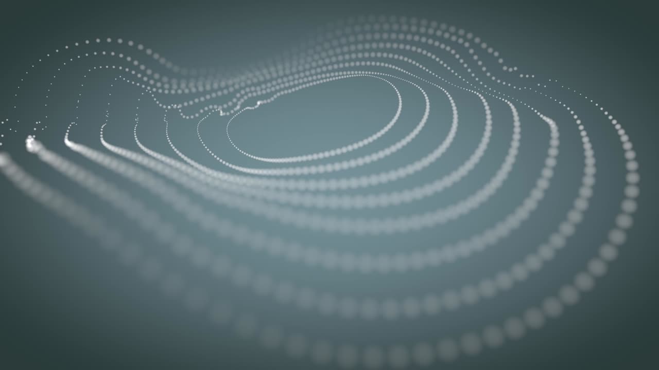 abstracción del flujo de onda poligonal por pequeñas partículas de 4k