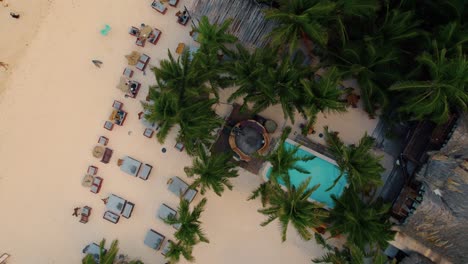 Complejo-Turístico-En-Akiin-Beach,-Tulum,-México