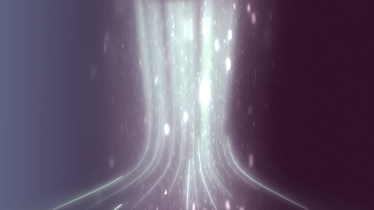 Abstract light lines with sparkles