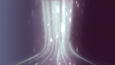 abstract light lines with sparkles