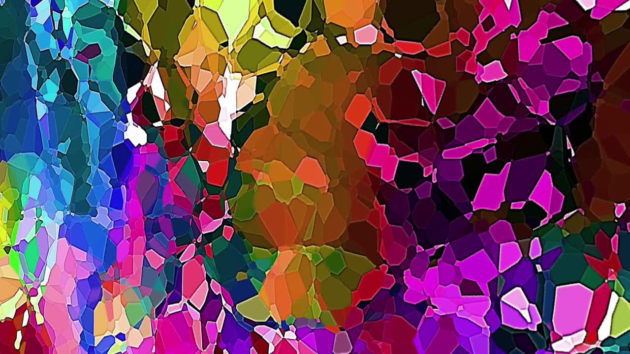 animación abstractamente colorida con un fondo líquido multicolor.
