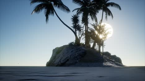 isla tropical de las maldivas