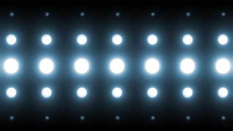 array of stage lights