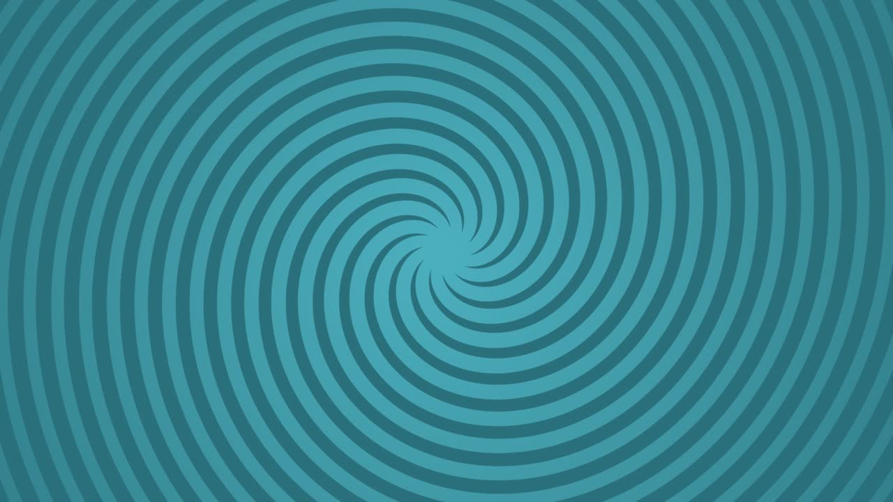 초록색 소용돌이가 에메랄드 녹색 배경의 중심을 중심으로 회전합니다.