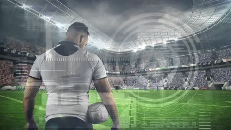 Animation-of-data-processing-with-rugby-player-standing