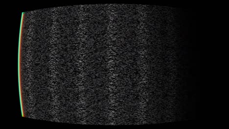 Distorted Television Static Image