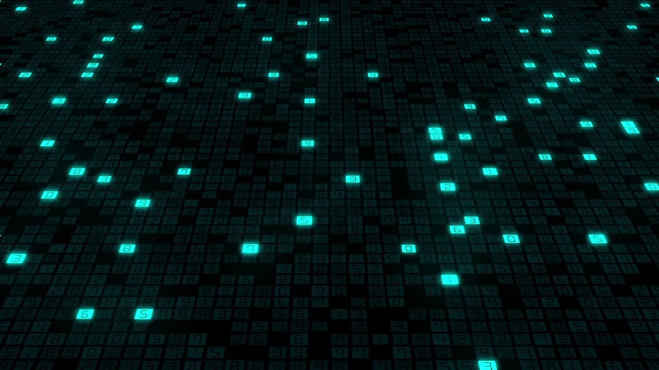 Abstract background with binary code