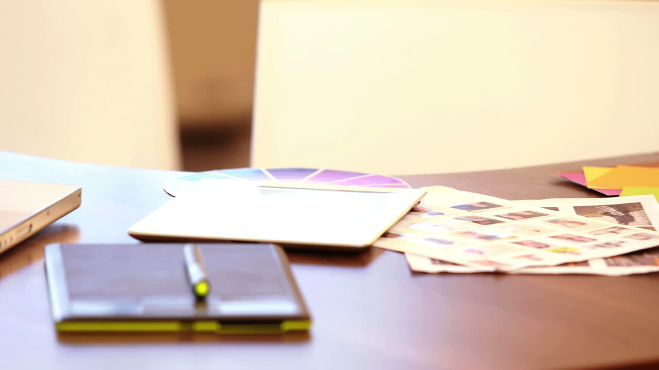 visión general del escritorio del diseñador gráfico