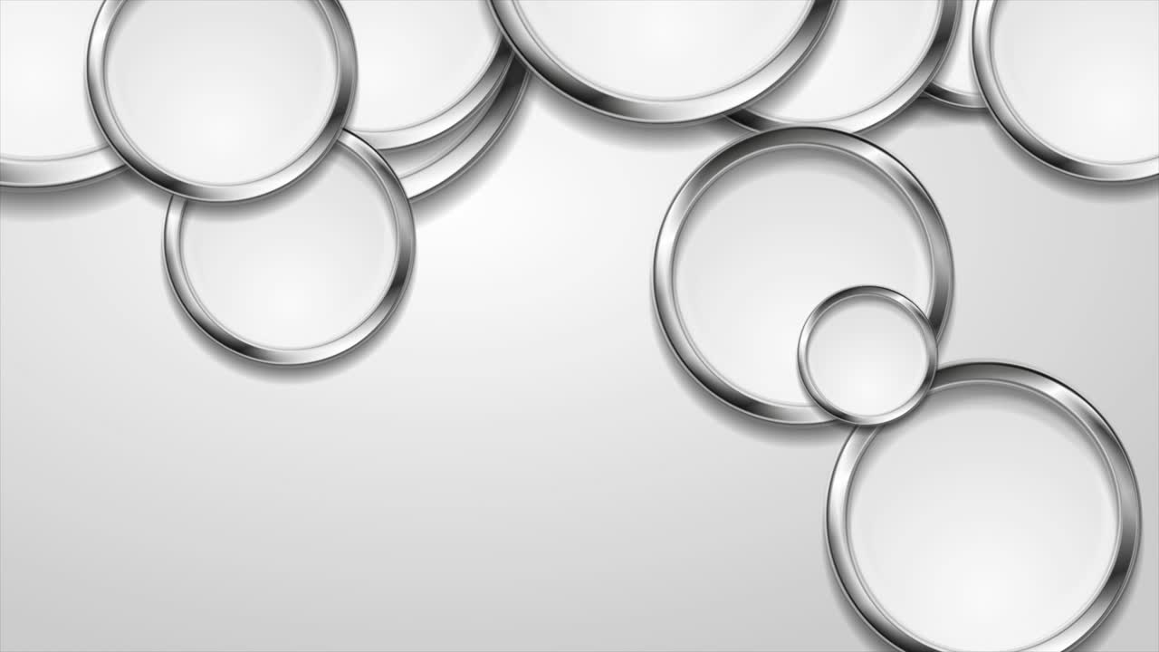 하이테크 기하학적 추상적인 모션 배경 은색 원