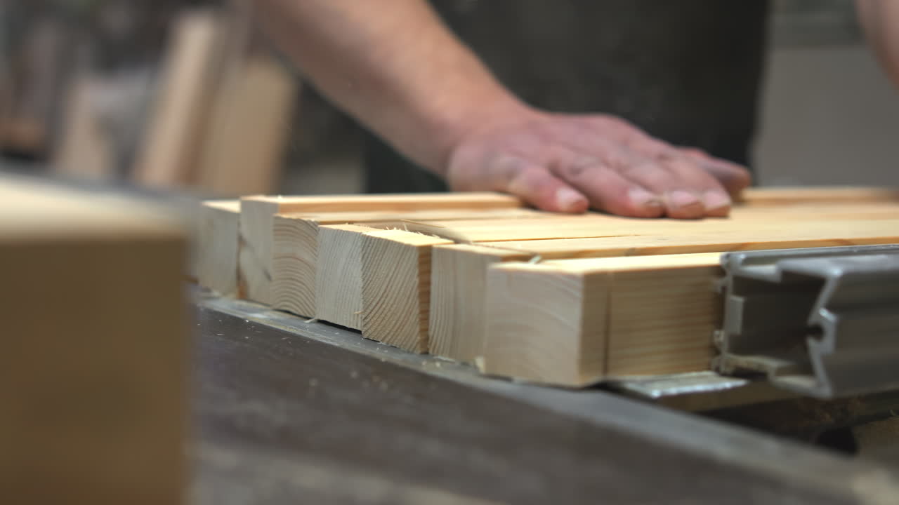 Trabajar la madera con una sierra de mesa