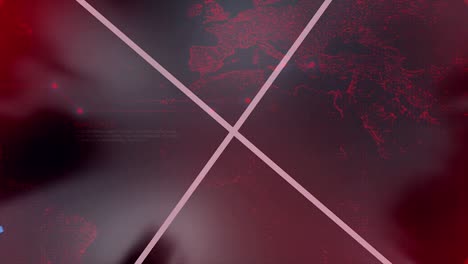 fondo de introducción de noticias del mapa del mundo digital 3d