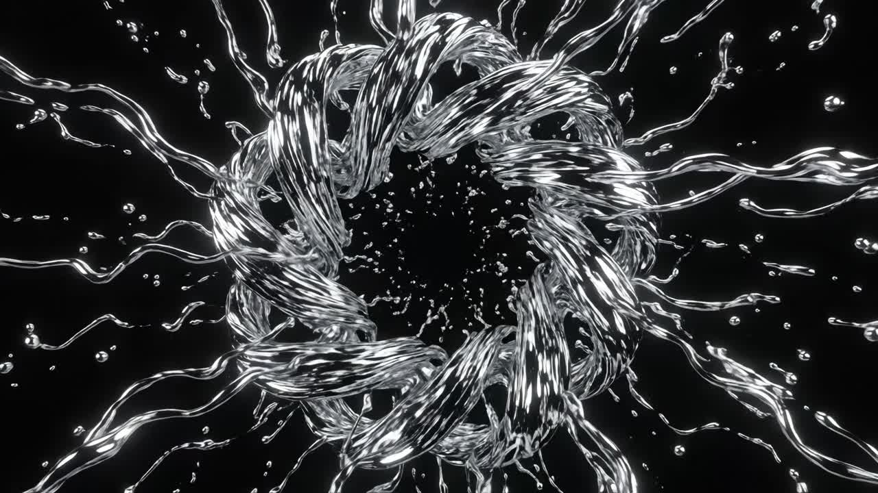 Abstrakter Wasserwirbel