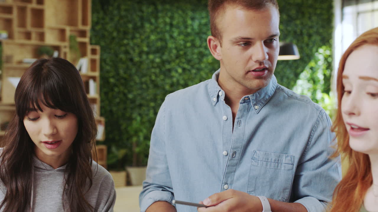 comunicación creativa de la estrategia de inicio y del equipo