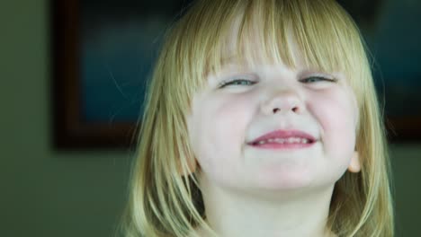 portrait of a smiling little girl