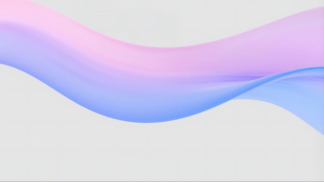 Sfondo Minimalista Astratto con Onde in Movimento 4K