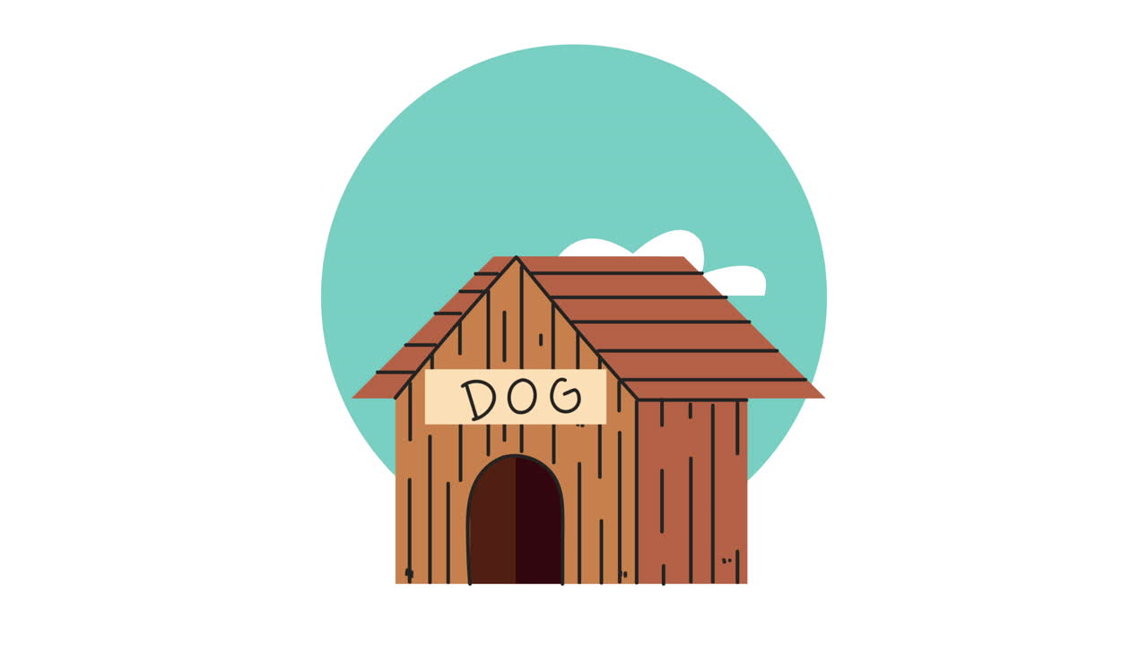 나무 집 개 애니메이션