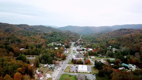 foscoe nc, antena de foscoe carolina del norte en otoño