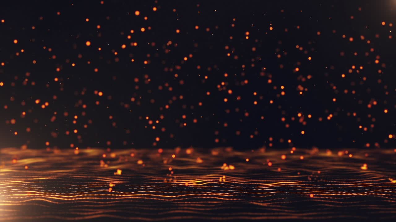 Sfondo astratto delle particelle