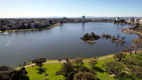 Empuje-Aéreo-De-Oakland,-California