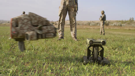 Military Drone and Ground Station in Action