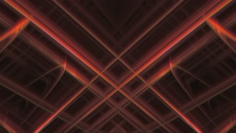 Fantasy-Neon-Red-Orange-Lines-In-Fractal-Loop