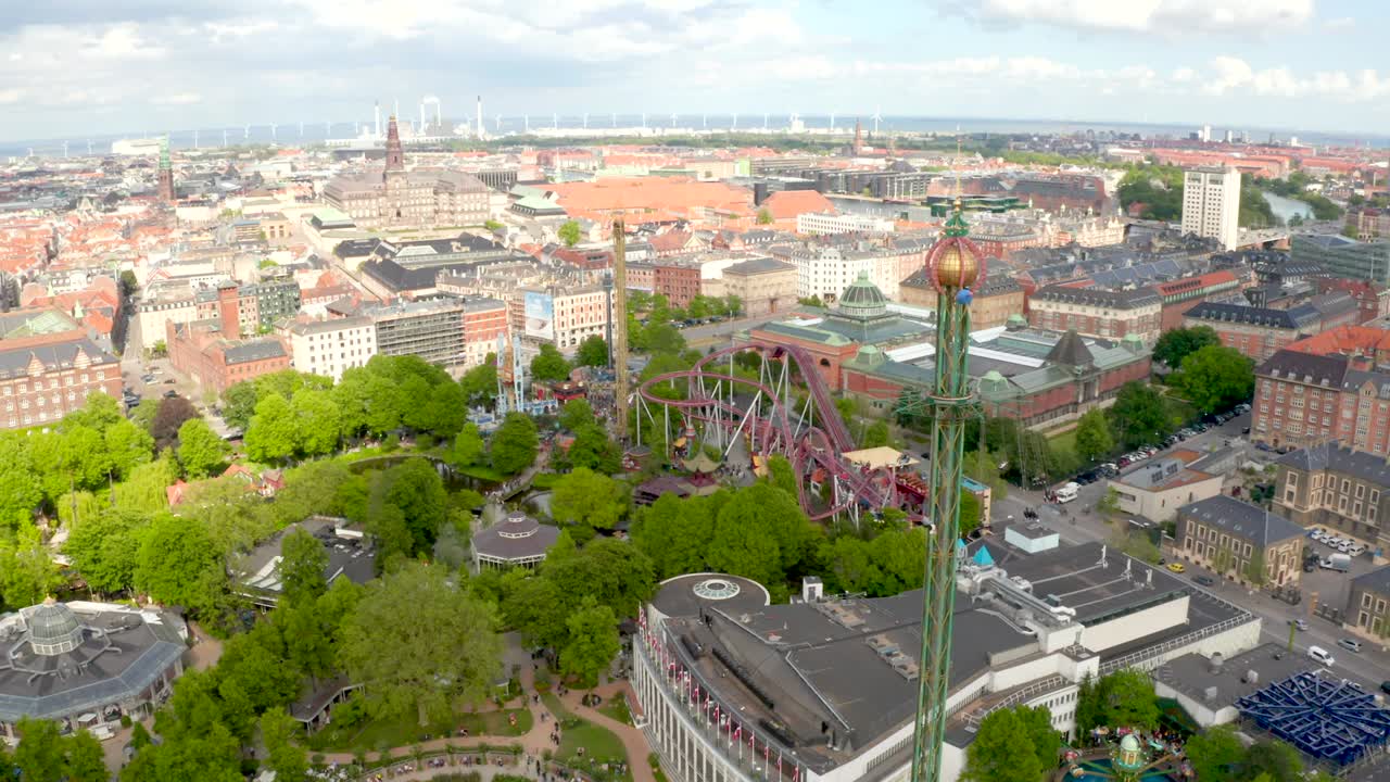 코펜하겐의 공중 풍경