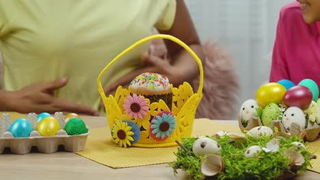 easter celebration with family