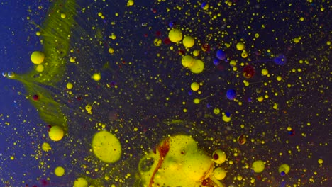 abstract color oil bubbles