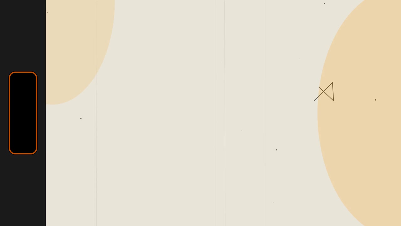 Abstract Minimalist Background with Animated Geometric Lines and Film Grain