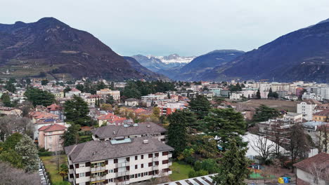 a majestic city with stunning mountain backdrop