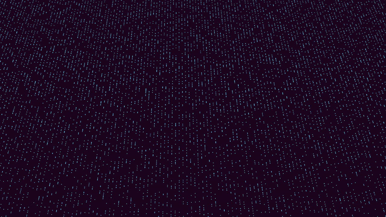 cuadrícula de puntos blancos superpuestos en un cuadrado azul oscuro