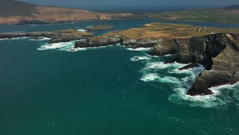 portmagee cliffs, kerry, ireland, march 2022