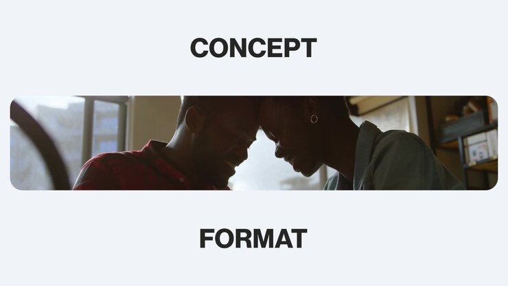 Montage of Diverse Couple Sharing Intimate Moments