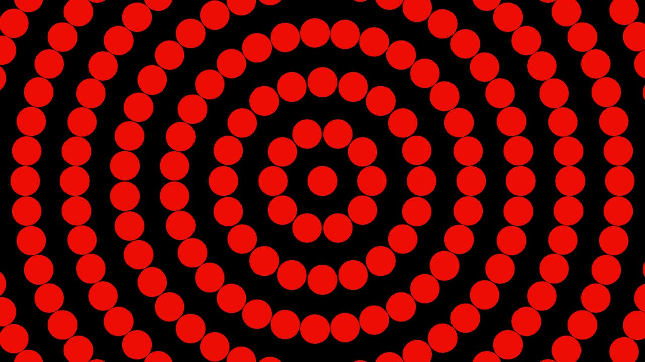 Black background with moving circles