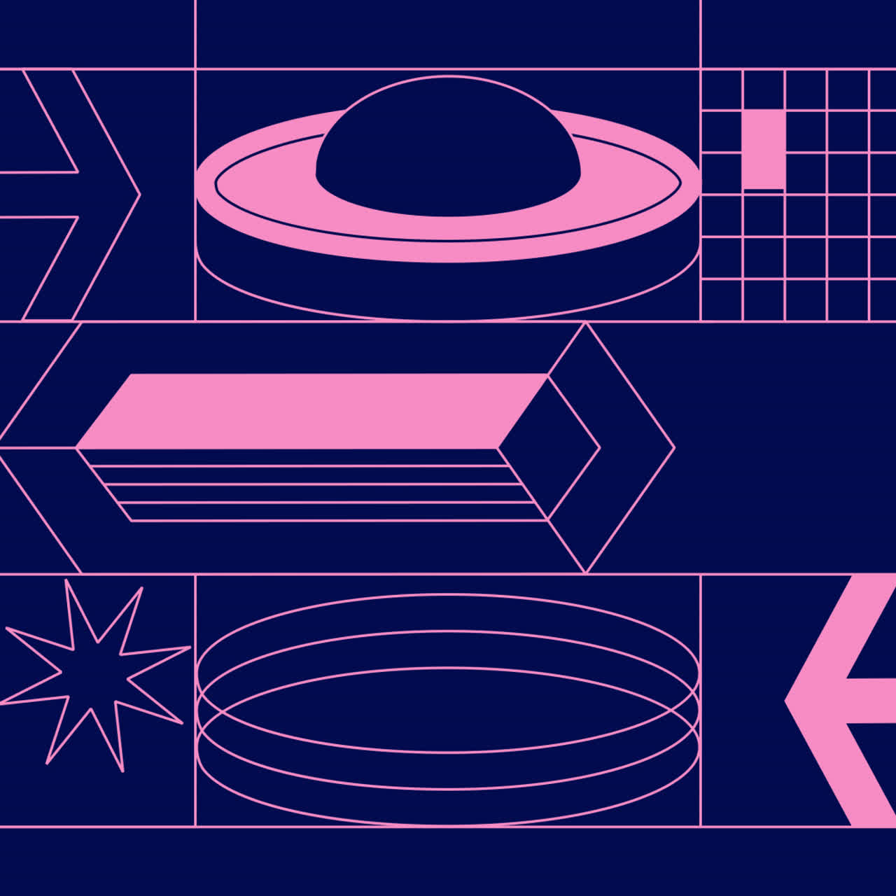 기하학적 추상 패턴