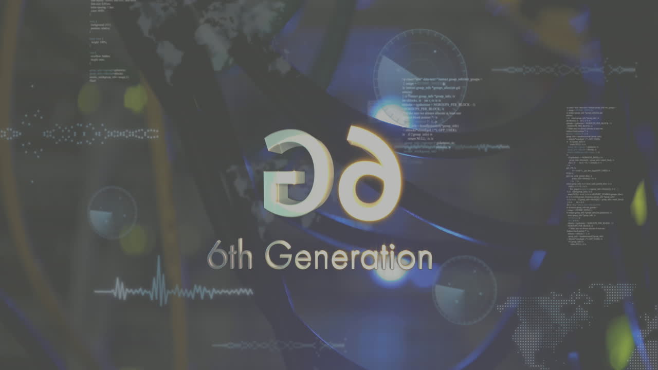 animación de texto de 6g y 6a generación con lenguaje informático a través de un sistema de servidor de datos