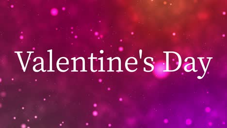 mensaje de valentín texto animación gráficos de movimiento