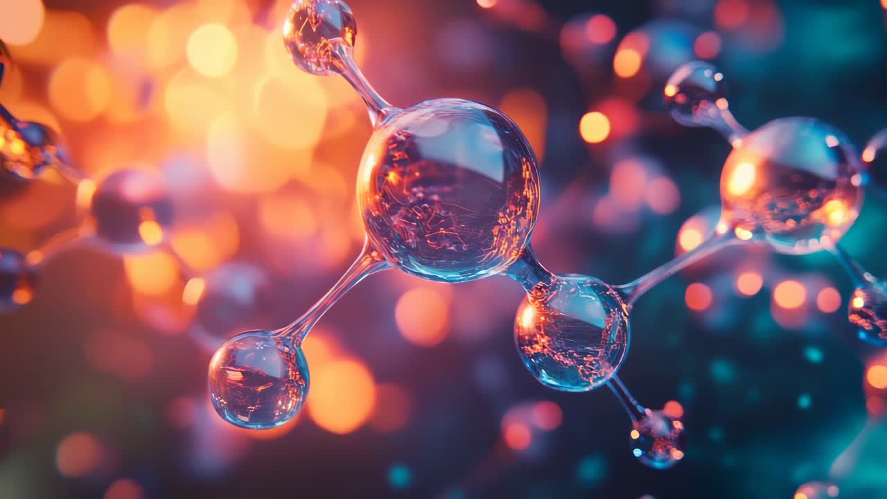 ilustración de la estructura molecular