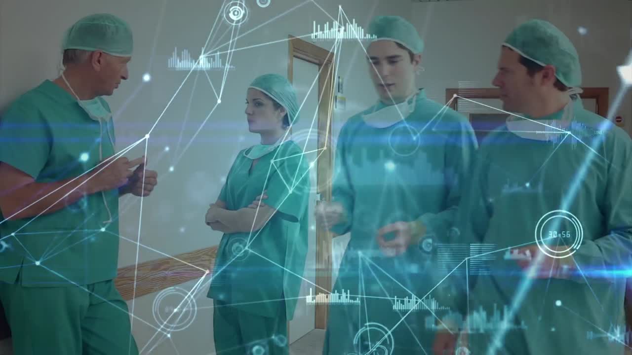 активизация сети связей между различными женщинами и мужчинами-врачами