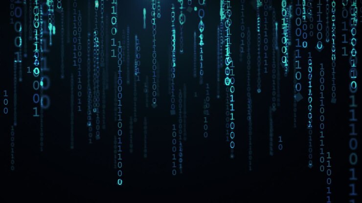 Binary Code Animation - 4K Loopable